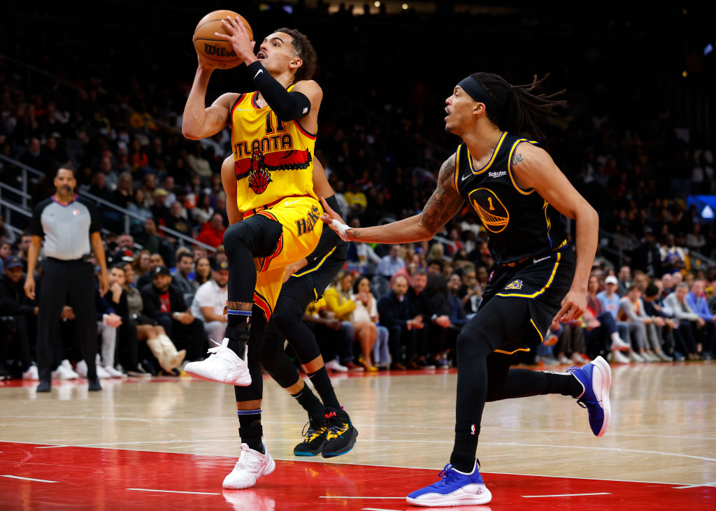 Atlanta prácticamente asegura el play-in derrotando a los Warriors
