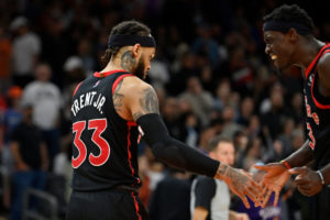 Los Raptors conquistan Phoenix con 42 puntos de Gary Trent Jr.