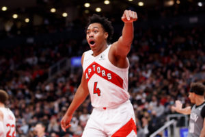 Scottie Barnes, Gary Trent y Thaddeus Young, serias dudas para el Game 2