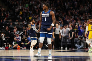 Anthony Edwards avisa a los Clippers de cara al play-in con 49 puntos