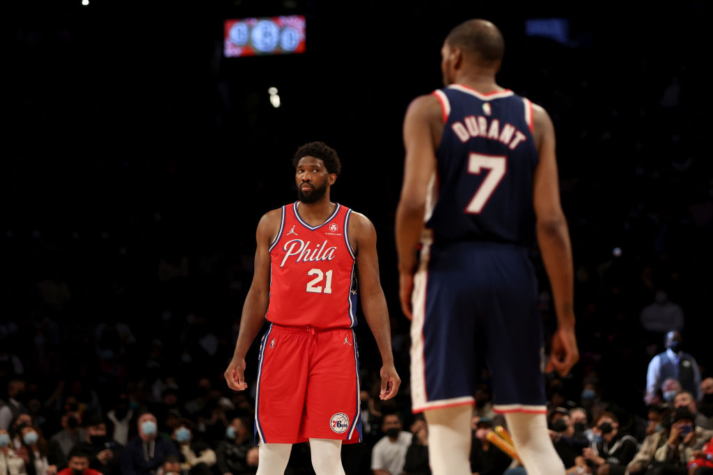 Kevin Durant elegiría a Joel Embiid como MVP