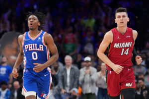 Tyrese Maxey no olvida la ignorancia de Miami Heat en el draft
