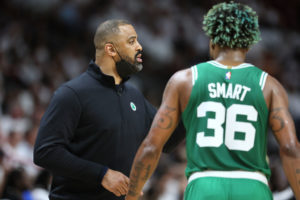 Marcus Smart se muestra contrariado con la situación de Udoka