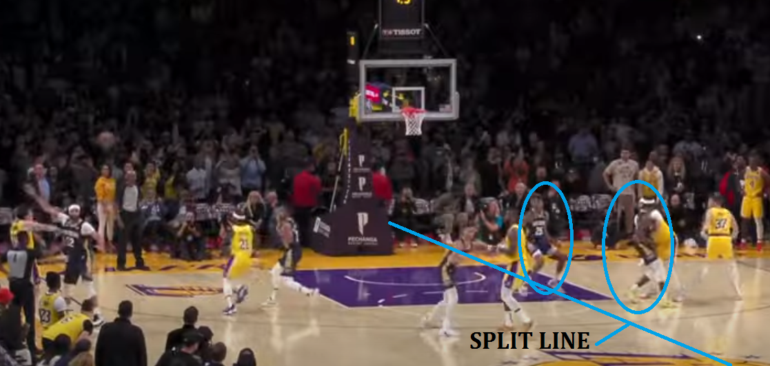 ¿Cómo defendió NOLA el triple sobre la bocina de los Lakers?
