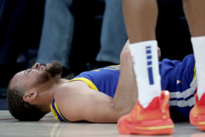 Stephen Curry, baja durante varias semanas