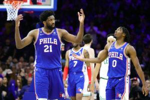 Partidazo histórico de Joel Embiid