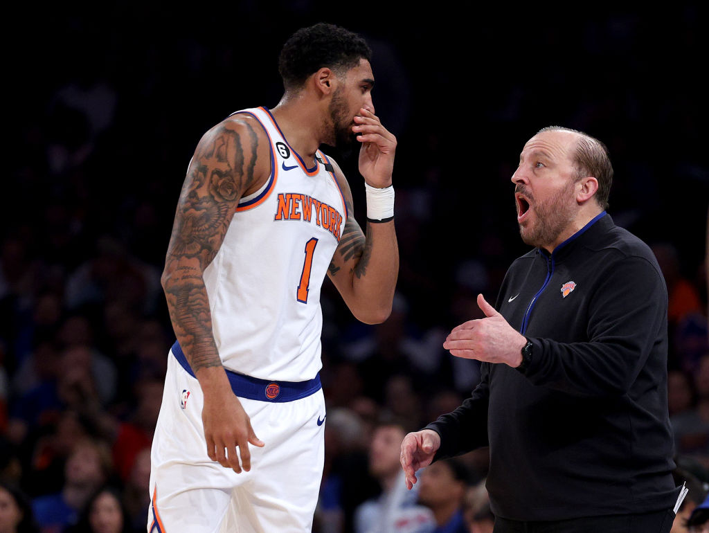 La trifulca de Toppin y Thibodeau en los playoffs