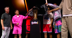 Así es el trofeo 'Copa de la NBA'