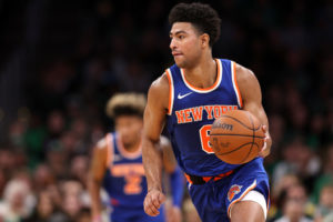 Los Knicks ejercen el 4º año de Quentin Grimes