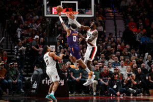Phoenix cae en Portland pese a los 40 puntos de Durant
