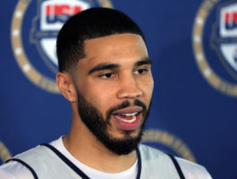 Jayson Tatum, feliz por acabar con el debate