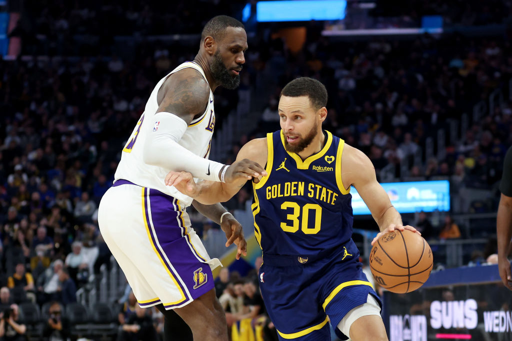 LeBron James y Stephen Curry