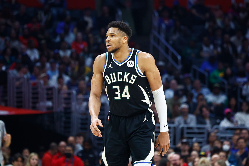 Giannis durante un partido