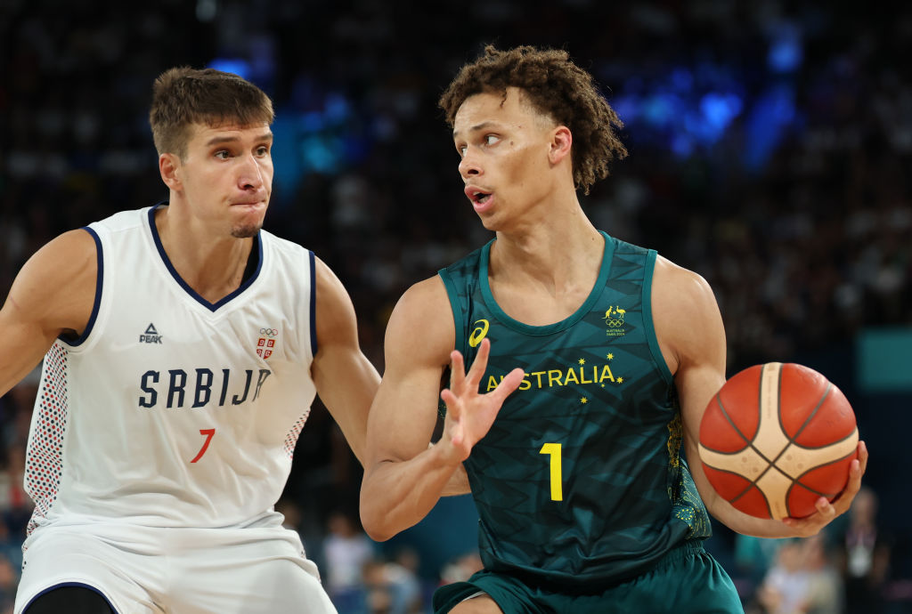 Batalla abierta entre Bogdan Bogdanovic y Dyson Daniels