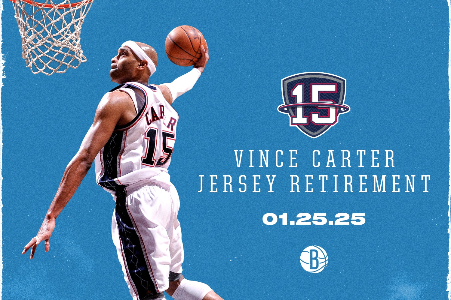 Los Nets le retirarán la camiseta a Vince Carter en enero