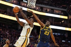 Zion Williamson y Draymond Green