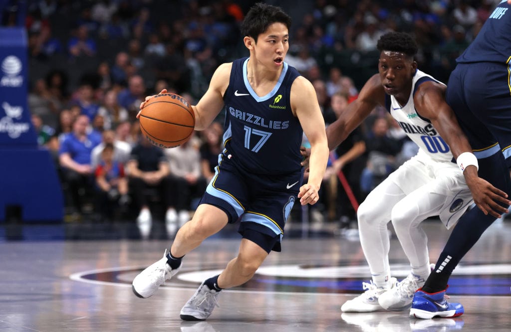 Kawamura en un amistoso de pretemporada