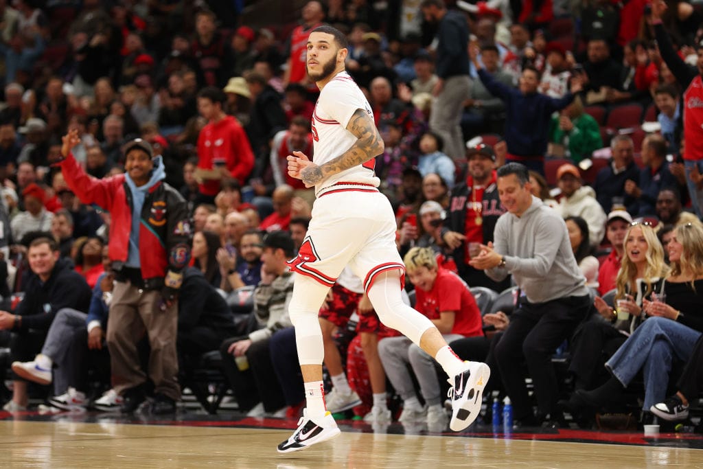 Lonzo Ball en su vuelta a las pistas
