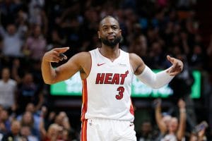 Dwyane Wade durante su época en los Heat