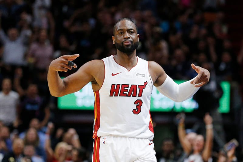Dwyane Wade durante su época en los Heat