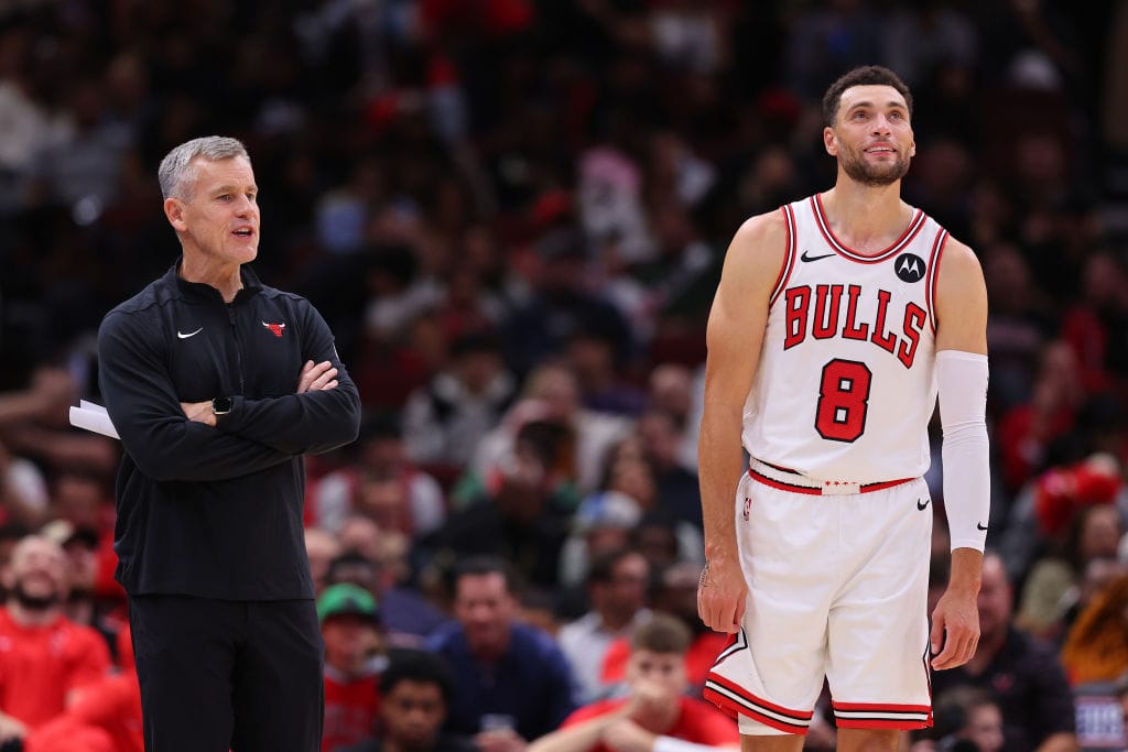 Billy Donovan y Zach LaVine