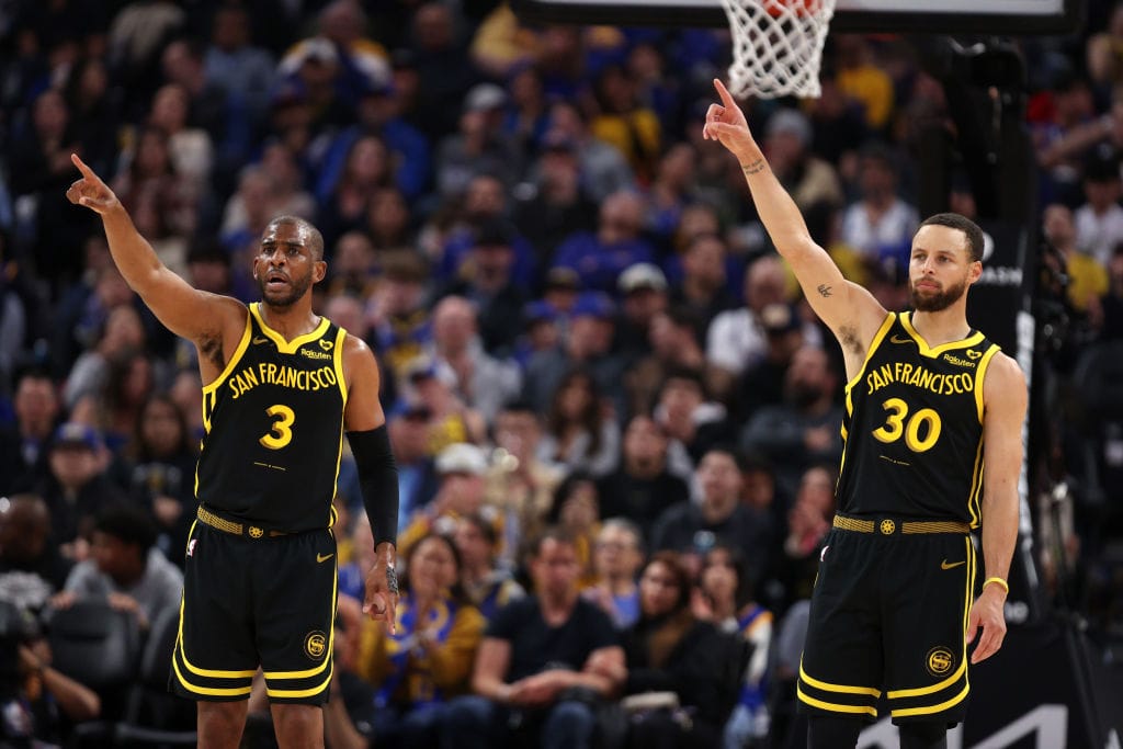 Stephen Curry y Chris Paul, colegas y rivales