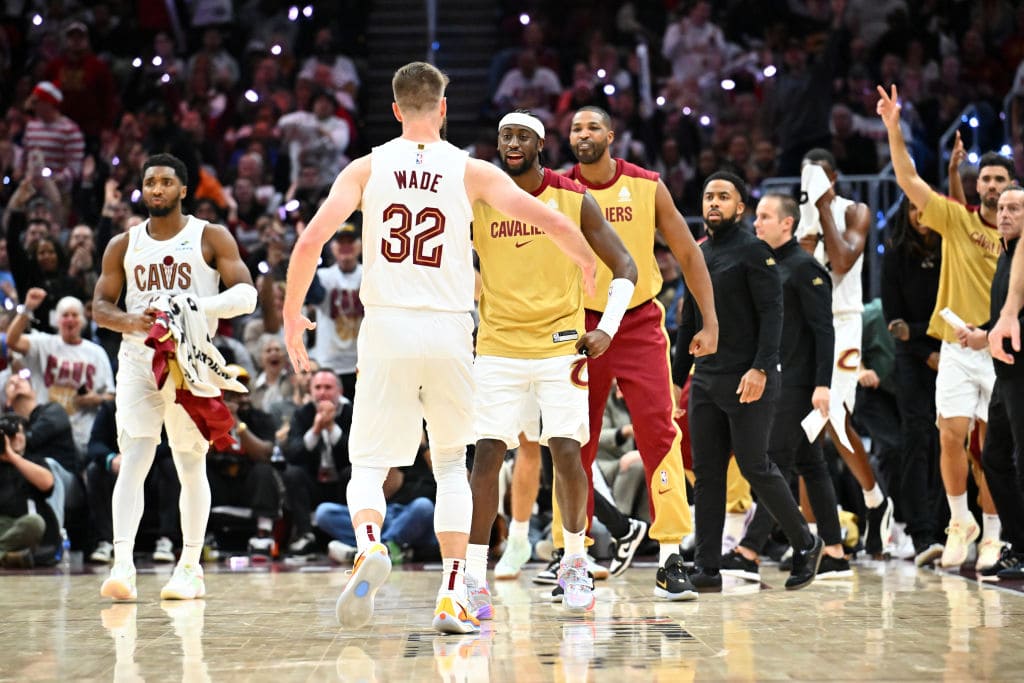 Los Cavaliers celebran una victoria