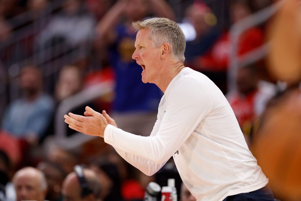 Steve Kerr, entrenador de los Golden State Warriors