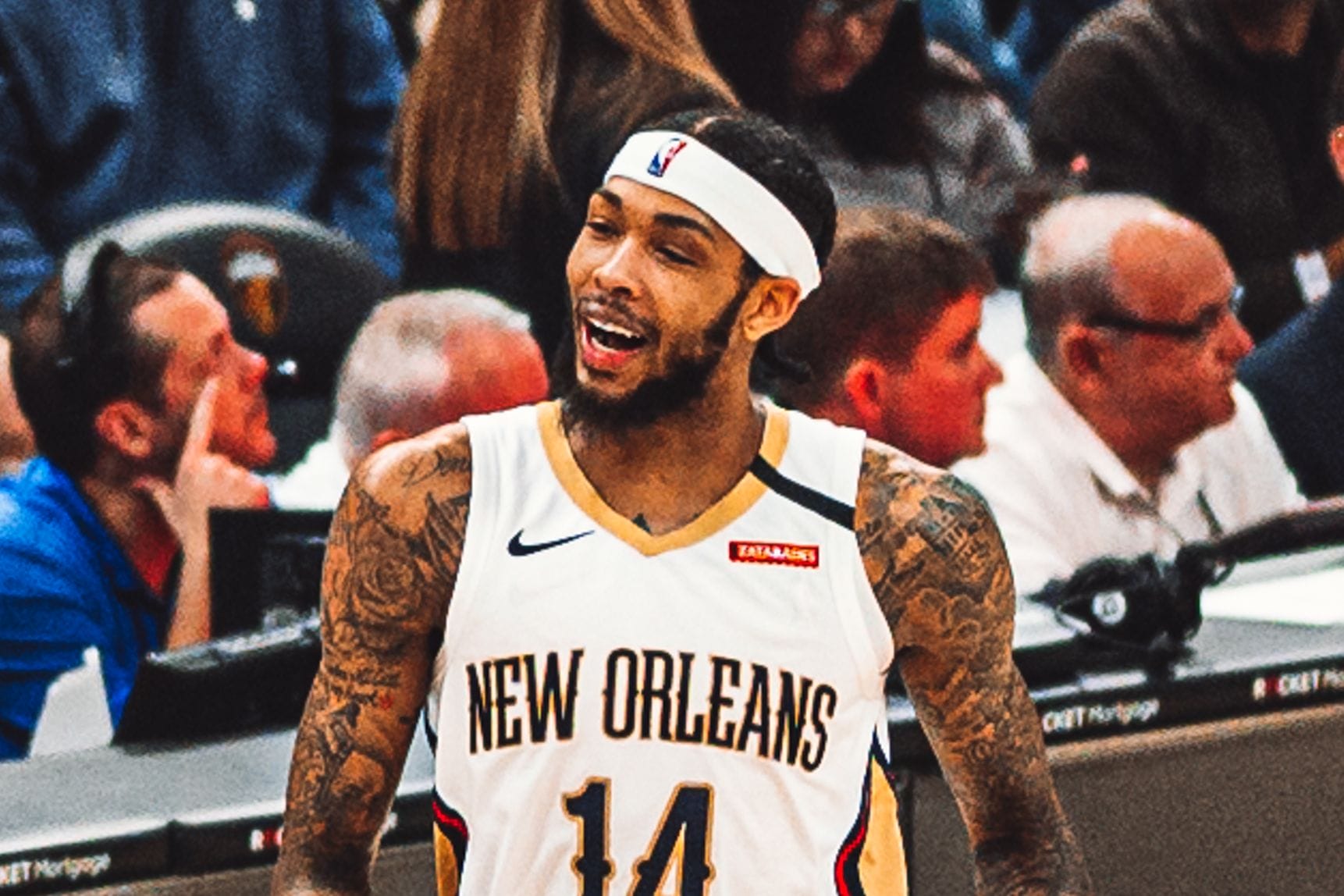Brandon Ingram celebra
