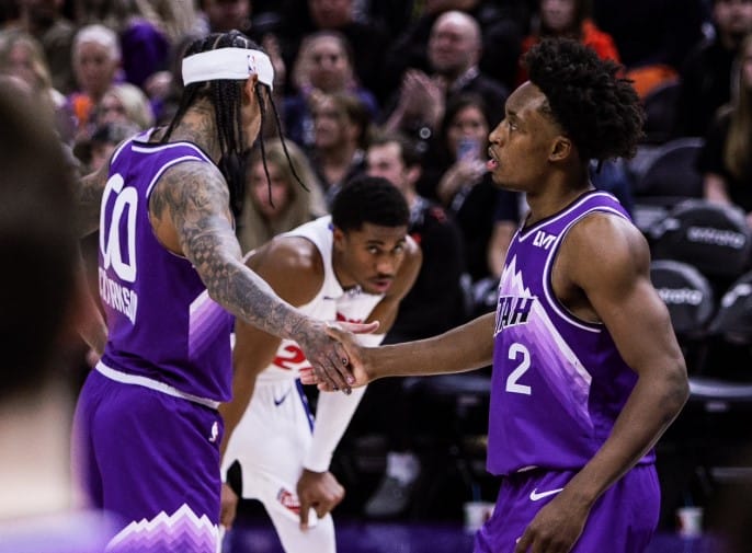 Jordan Clarkson y Collin Sexton