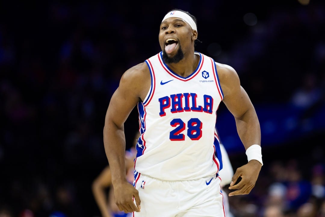 Guerschon Yabusele celebra una acción durante un partido
