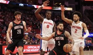 Detroit vuelve a senda ganadora con 32 puntos de Cunningham