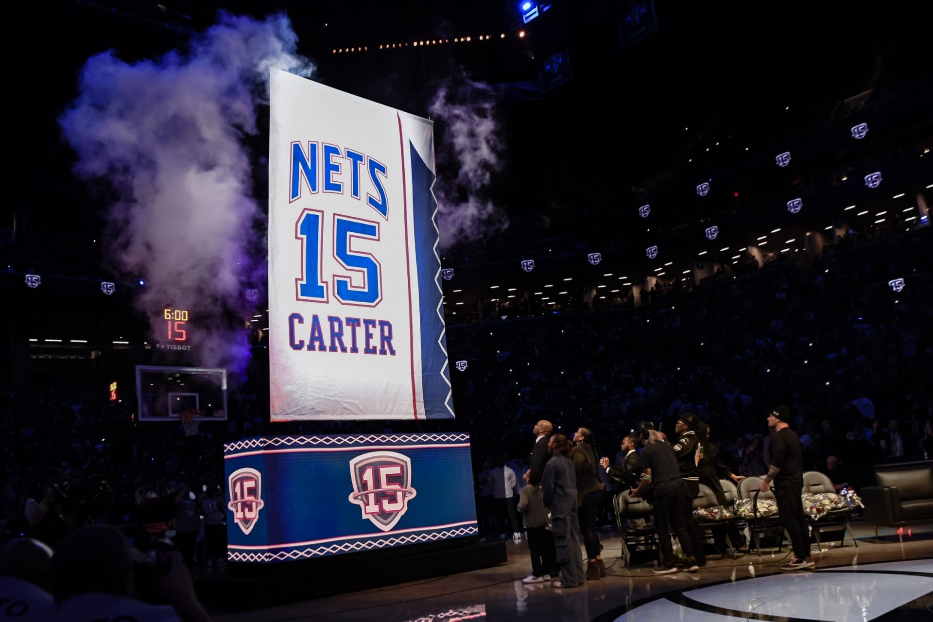 Los Nets retiran el dorsal de Vince Carter