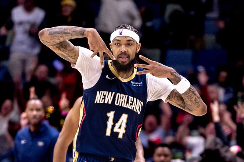 Ingram durante un partido