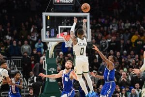 Lillard anota un triple sobre la bocina