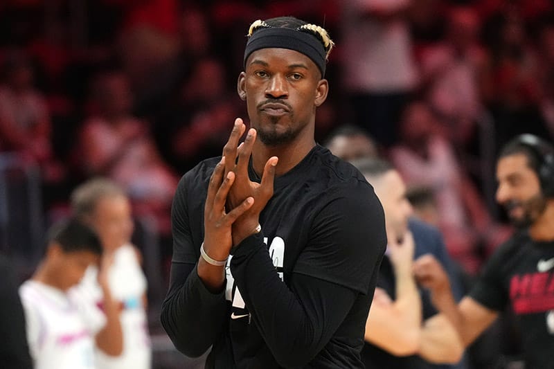 Butler durante un calentamiento