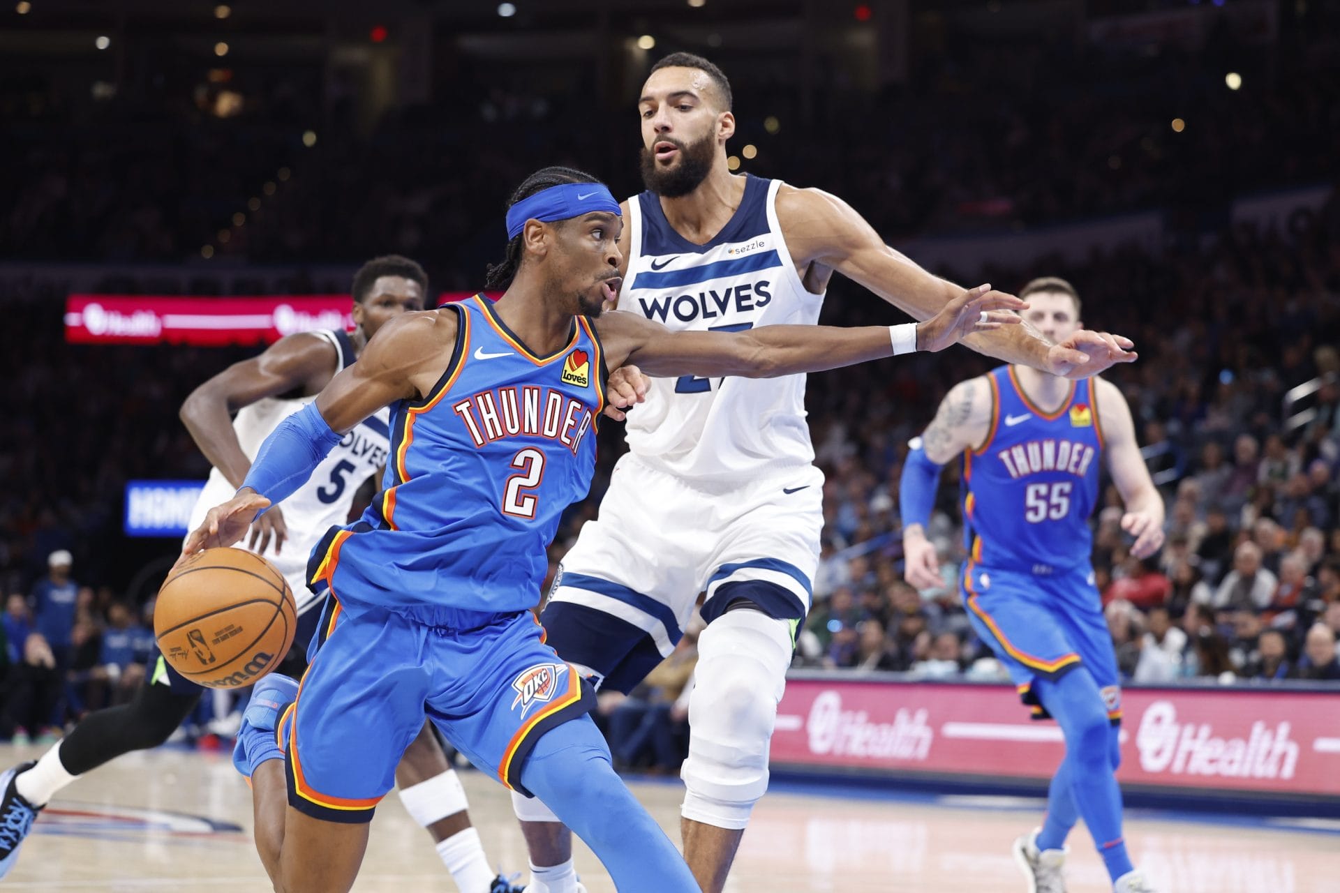Rudy Gobert defiende a Shai Gilgeous-Alexander