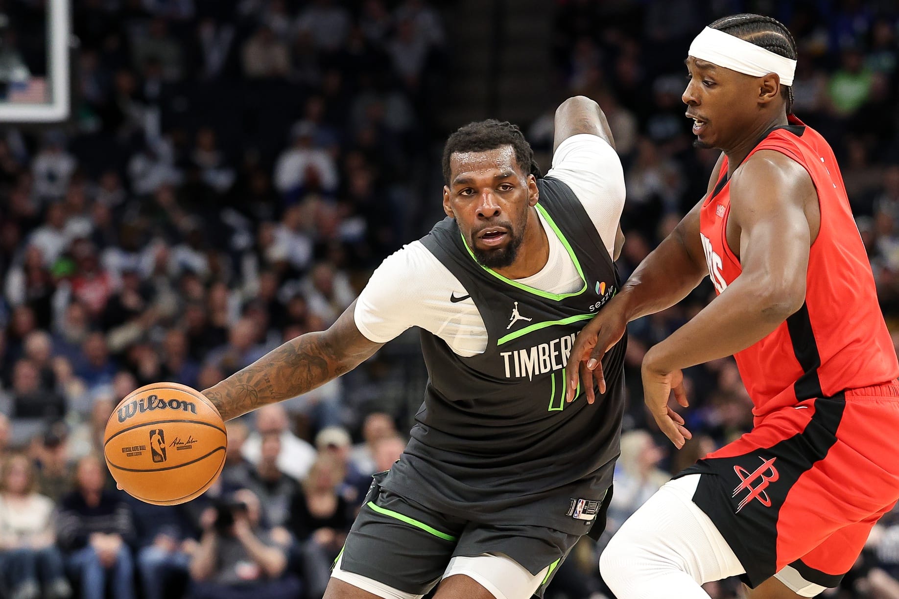 Naz Reid, jugador de los Minnesota Timberwolves