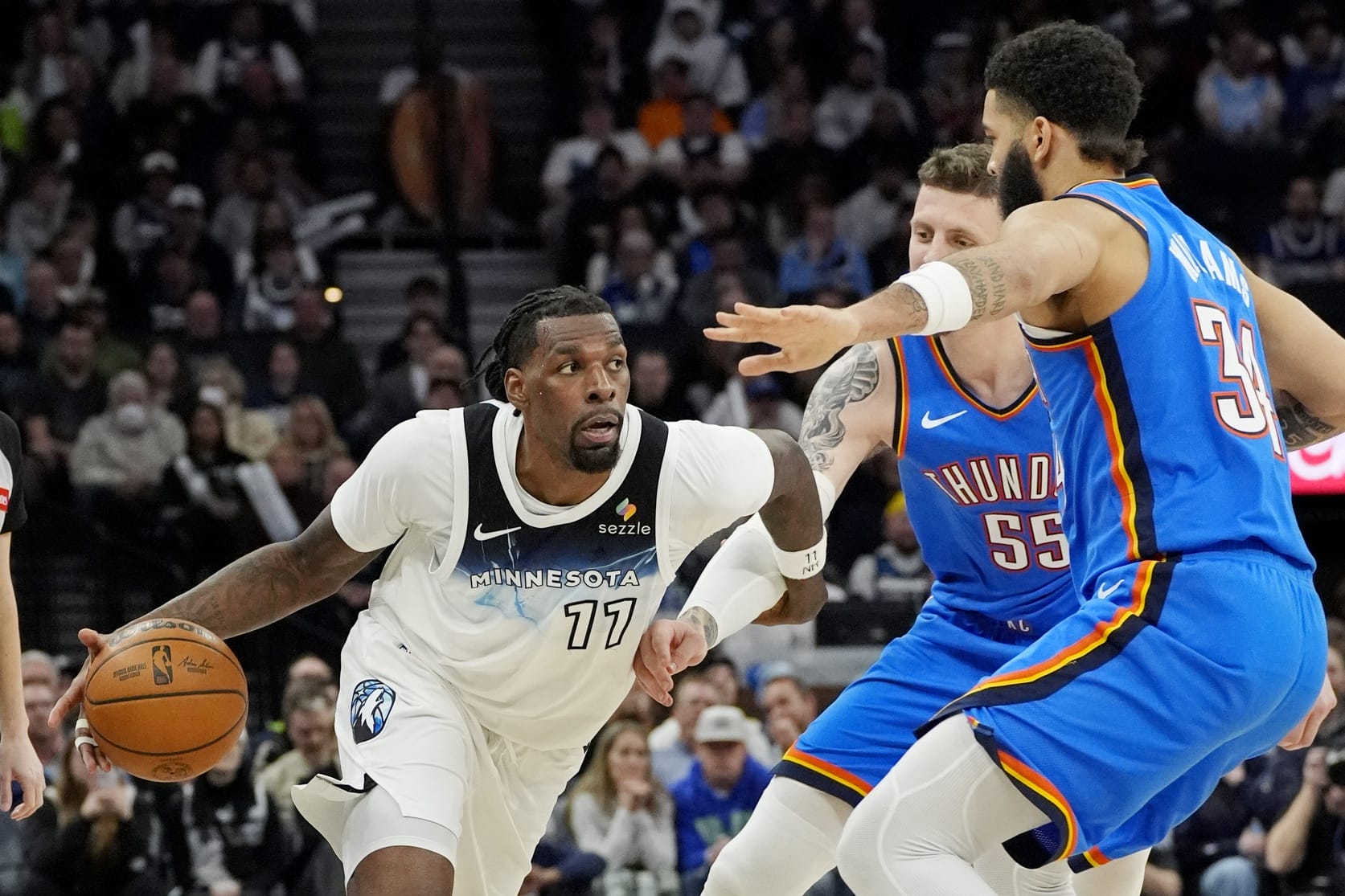 Naz Reid vs. los Thunder