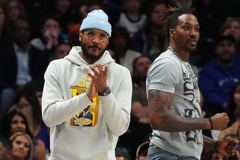 Carmelo y Howard ven un partido