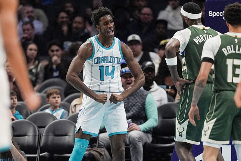 Diabate celebra una canasta