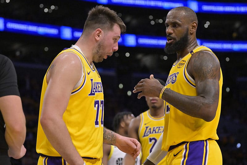 Debut de Doncic junto a LeBron