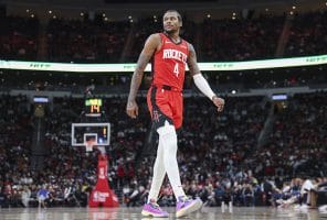 Jalen Green celebra el triunfo