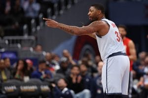 Marcus Smart con la camiseta de los Wizards
