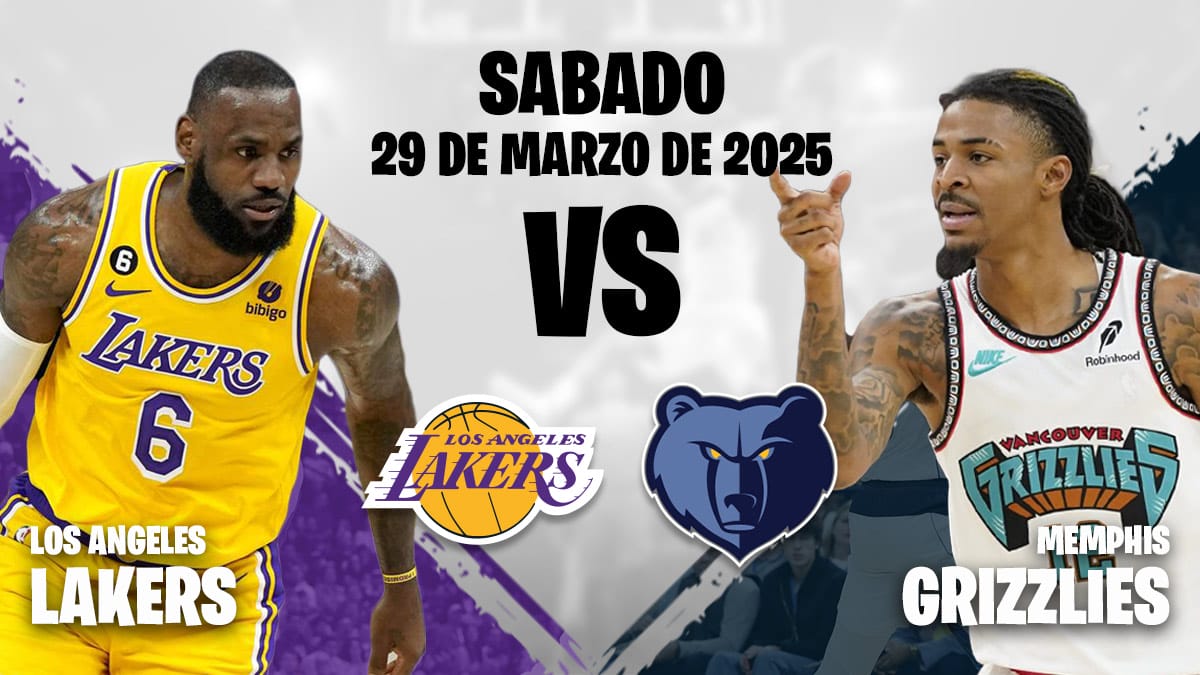 Lakers y Grizzlies pelean por la cuarta posición del Oeste