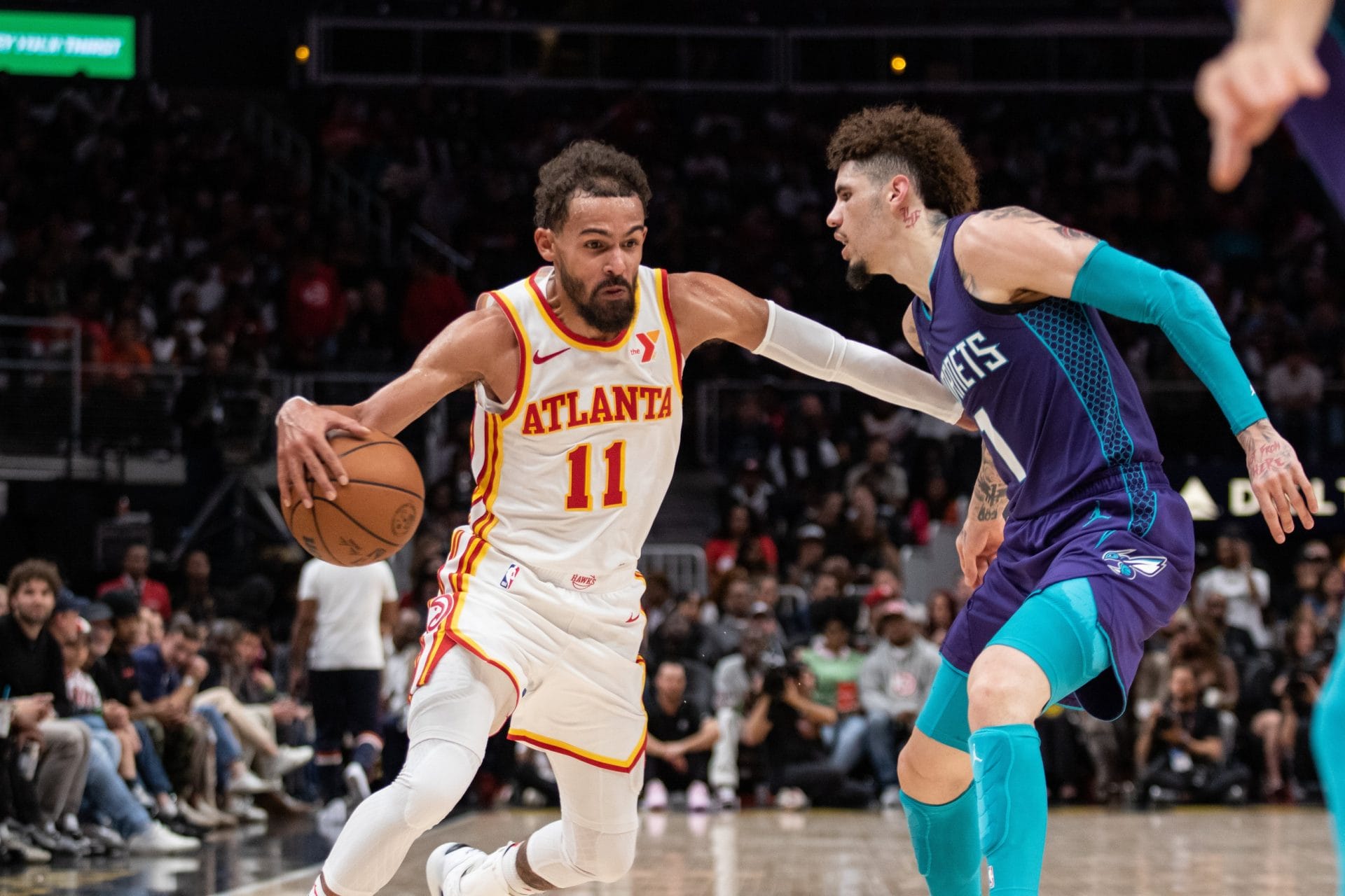 Trae Young y LaMelo Ball