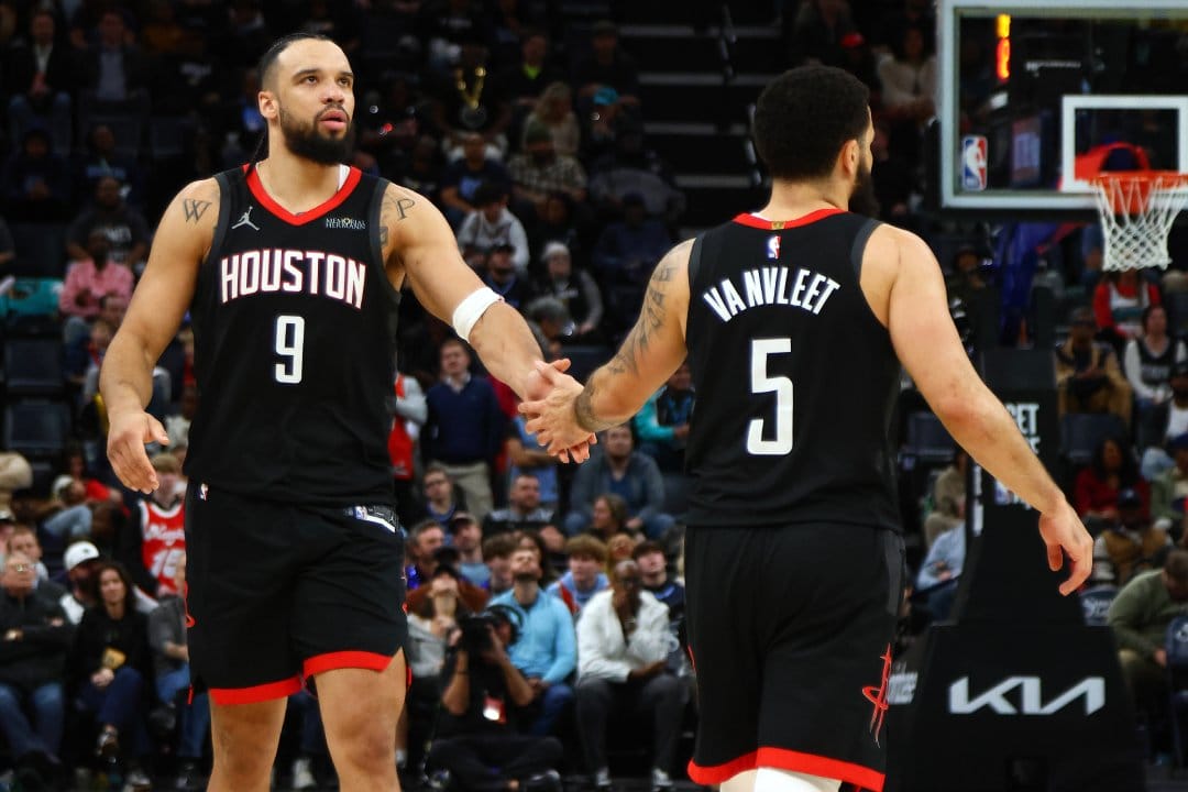 Fred Vanvleet llevó a los Houston Rockets a su noveno triunfo consecutivo.