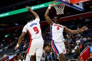 Ausar Thompson y Jalen Duren