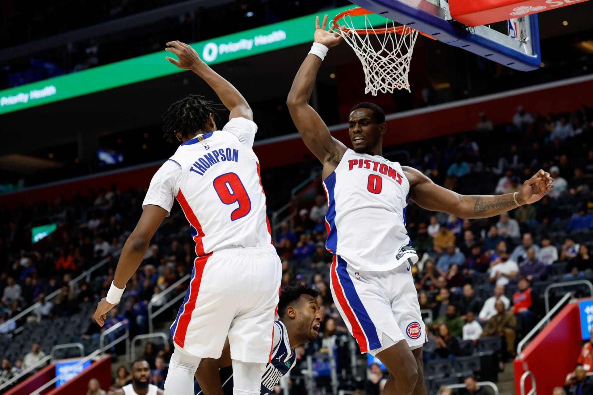 Ausar Thompson y Jalen Duren