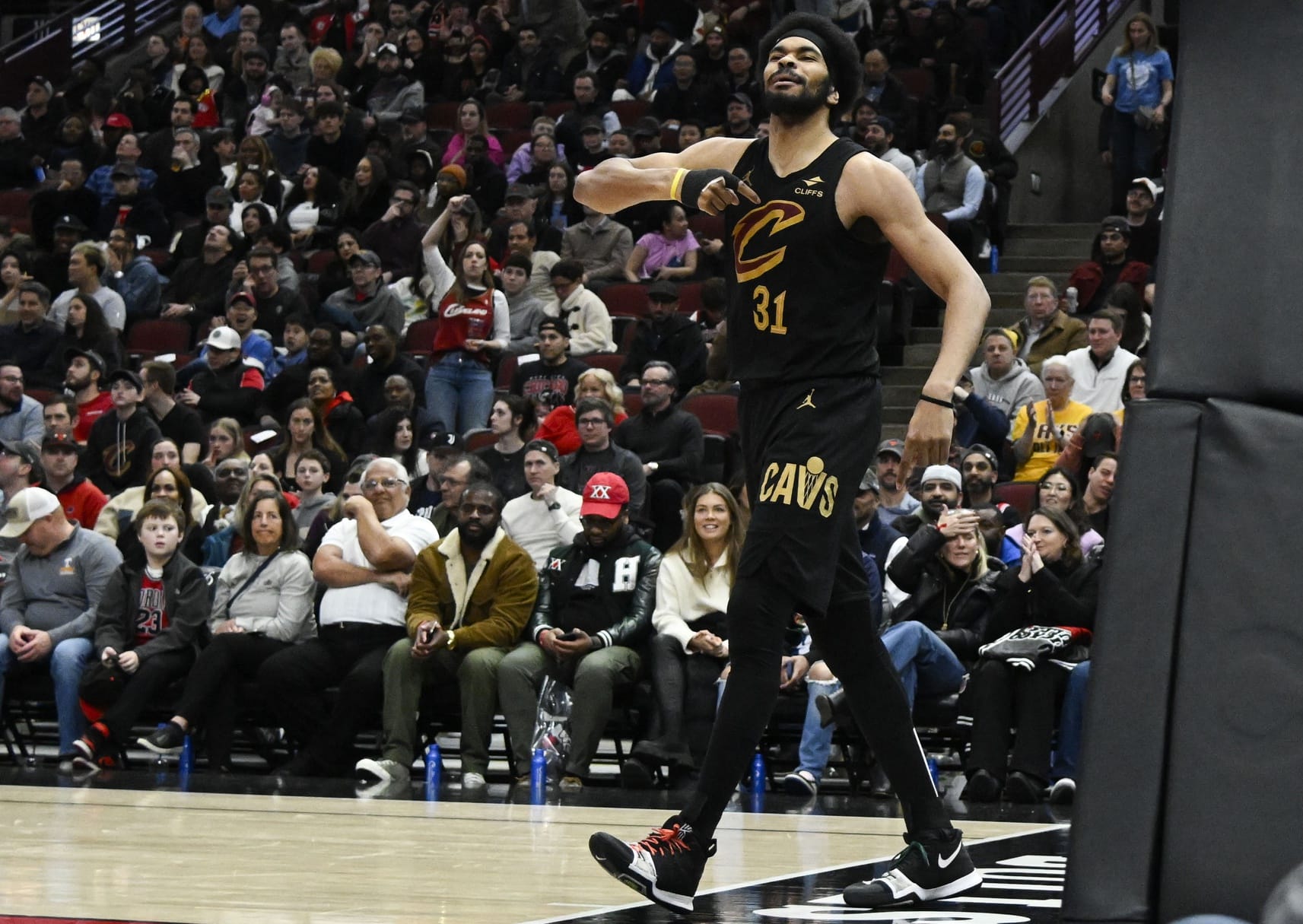 Jarrett Allen. Diez victorias seguidas de los Cavaliers